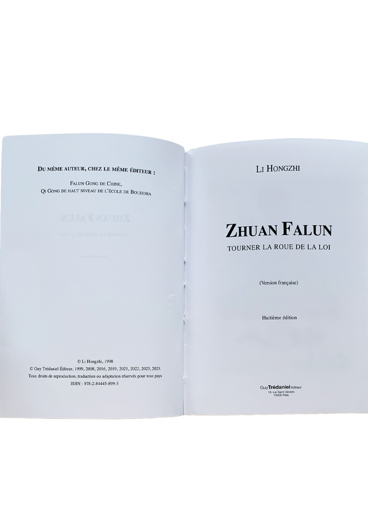 Zhuan Falun - French Translation (2003 Edition)