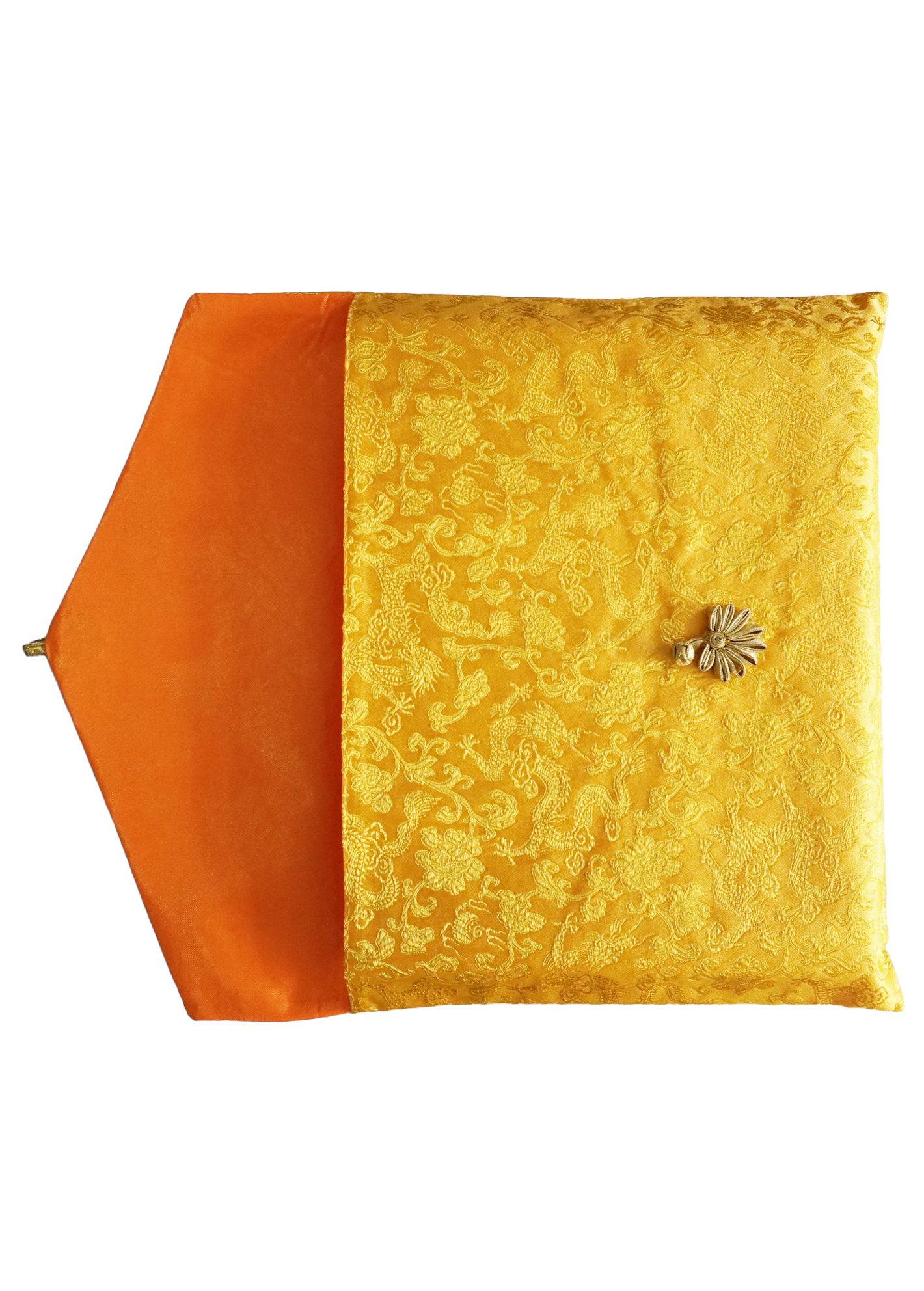 織錦緞盤扣書袋 - 大書