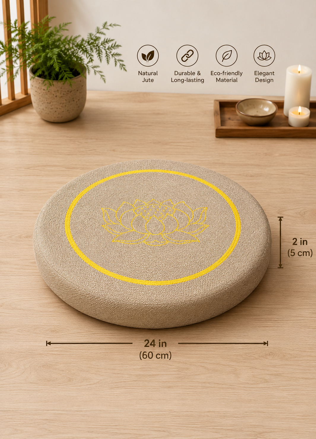 Round Jute Mat