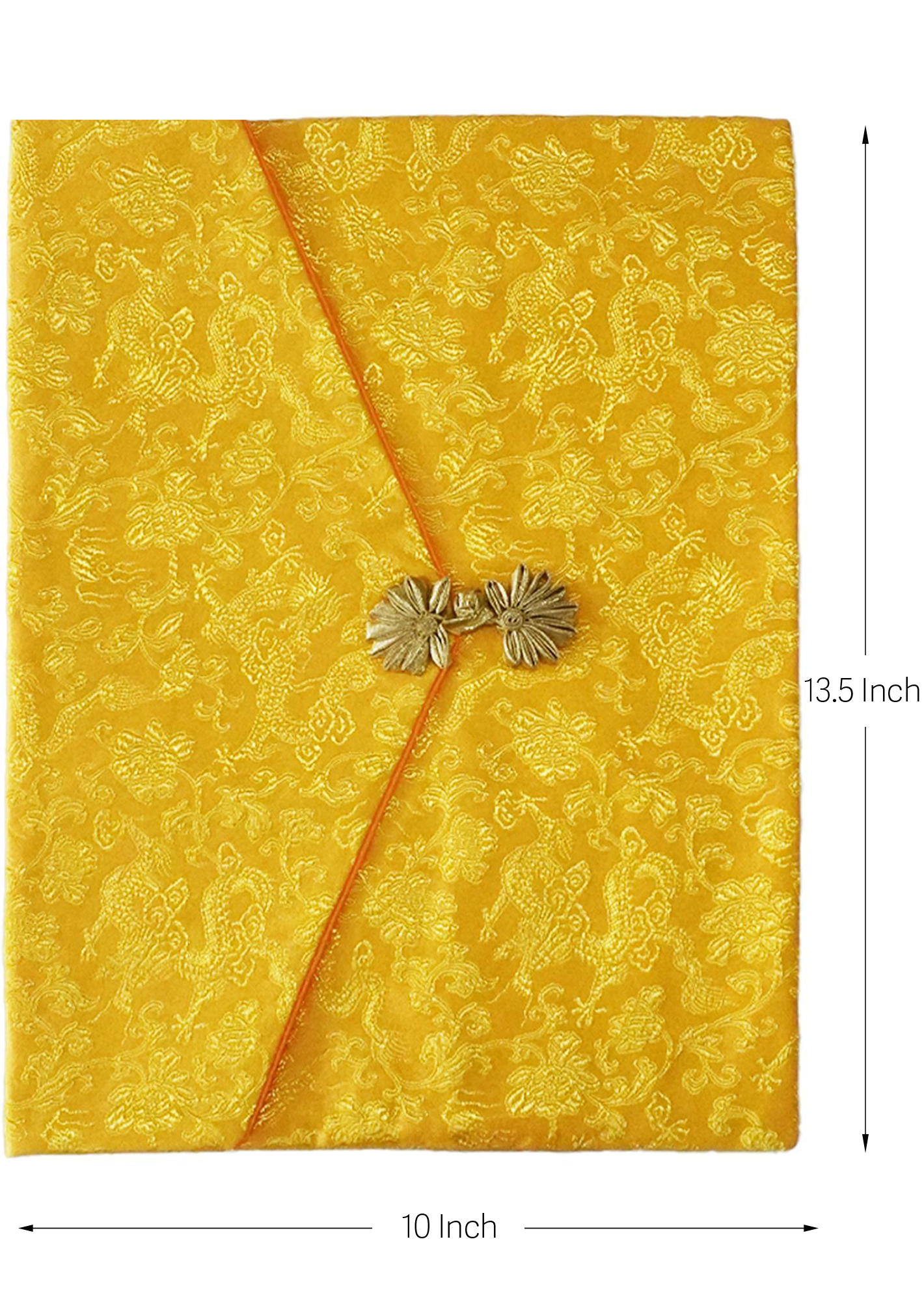 織錦緞盤扣書袋 - 大書